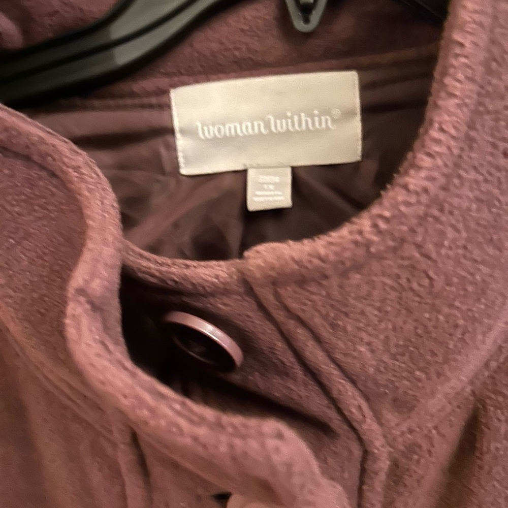 Women Within Fleece Swing Coat